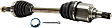 Front, Driver and Passenger Side Axle Assemblies, Automatic CVT Transmission, SE-R Model, 4 Cyl., 2.5L Engine