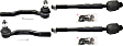 Front, Driver and Passenger Side, Inner and Outer Tie Rod Ends