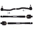 Front, Driver and Passenger Side, Inner and Outer Tie Rod Ends