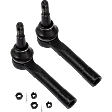 Front, Driver and Passenger Side, Outer Tie Rod Ends
