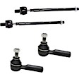 Front, Driver and Passenger Side, Inner and Outer Tie Rod Ends