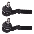 Front, Driver and Passenger Side, Outer Tie Rod Ends, RWD