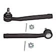 Front, Driver and Passenger Side, Outer Tie Rod Ends