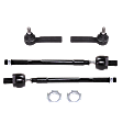 Front, Driver and Passenger Side, Inner and Outer Tie Rod Ends, AWD