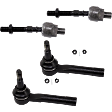 Front, Driver and Passenger Side, Inner and Outer Tie Rod Ends, Production Date From February 1989