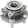 Front and Rear, Driver and Passenger Side Wheel Hub, 5 Lugs, With Bearing, FWD, 1.6L, 4Cyl