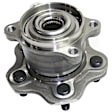 Front and Rear, Driver and Passenger Side Wheel Hub, 5 Lugs, With Bearing, AWD, 1.6L, 4Cyl