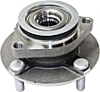 2-Wheel Set Front, Driver and Passenger Side Wheel Hubs, With Bearing, Naturally Aspirated, DOHC, GAS, 4-Door, Wagon