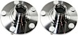 Front, Driver and Passenger Side Wheel Hub, 5 Lugs, Without Bearing, 2.5L, 4Cyl