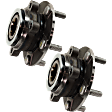 2015 Nissan Rogue Select S - Front, Driver and Passenger Side Wheel Hub, 5 Lugs, With Bearing