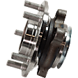 2015 Nissan Rogue Select S - Front, Driver and Passenger Side Wheel Hub, 5 Lugs, With Bearing