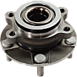 2015 Nissan Rogue Select S - Front, Driver and Passenger Side Wheel Hub, 5 Lugs, With Bearing