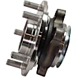 2012 Nissan Rogue - Front and Rear, Driver and Passenger Side Wheel Hub, AWD, 5 Lugs, With Bearing