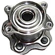 2012 Nissan Rogue - Front and Rear, Driver and Passenger Side Wheel Hub, AWD, 5 Lugs, With Bearing