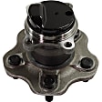 Rear, Driver and Passenger Side Wheel Hub, 5 Lugs, With Bearing, FWD