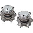 Rear, Driver and Passenger Side Wheel Hub, 5 Lugs, With Bearing, 2.5L, 4Cyl