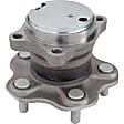Rear, Driver and Passenger Side Wheel Hub, 5 Lugs, With Bearing, 2.5L, 4Cyl