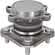 Rear, Driver and Passenger Side Wheel Hub, 4 Lugs, With Bearing, 2.0L, 4Cyl