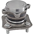 Rear, Driver and Passenger Side Wheel Hub, 4 Lugs, With Bearing, 2.0L, 4Cyl
