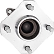 Rear, Driver and Passenger Side Wheel Hub, 4 Lugs, With Bearing, 2.0L, 4Cyl