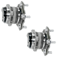 Rear, Driver and Passenger Side Wheel Hub, 5 Lugs, With Bearing, FWD