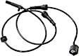 Front, Driver and Passenger Side ABS Speed Sensor Set of 2