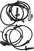 Rear, Driver and Passenger Side ABS Speed Sensors