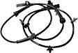 Rear, Driver and Passenger Side ABS Speed Sensors