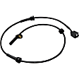 Front, Driver and Passenger Side ABS Speed Sensor Set of 2