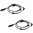 Rear, Driver and Passenger Side ABS Speed Sensors