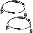 Front, Driver and Passenger Side ABS Speed Sensor Set of 2