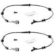 Front, Driver and Passenger Side ABS Speed Sensor Set of 2