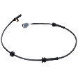 Front, Driver and Passenger Side ABS Speed Sensors, Korea Built Vehicle