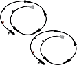 Rear, Driver and Passenger Side ABS Speed Sensors, AWD