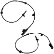 Front, Driver and Passenger Side ABS Speed Sensor Set of 2