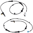 Rear, Driver and Passenger Side ABS Speed Sensors, AWD
