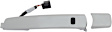 2010-2013 Nissan Rogue - Front, Driver and Passenger Side Exterior Door Handles, Chrome, Driver Side - With Key Hole; Passenger Side - Without Key Hole