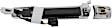 2010-2013 Nissan Rogue - Front, Driver and Passenger Side Exterior Door Handles, Chrome, Driver Side - With Key Hole; Passenger Side - Without Key Hole