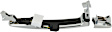 2010-2013 Nissan Rogue - Front, Driver and Passenger Side Exterior Door Handles, Chrome, Driver Side - With Key Hole; Passenger Side - Without Key Hole