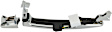 2010-2013 Nissan Rogue - Front, Driver and Passenger Side Exterior Door Handles, Chrome, Driver Side - With Key Hole; Passenger Side - Without Key Hole
