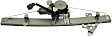 Front, Driver and Passenger Side Window Regulators, Power, with Motors, 6-Pin Plug