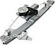 Front, Driver and Passenger Side Window Regulators, Power, with Motors, 6-Pin Plug