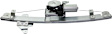 Front, Driver and Passenger Side Window Regulators, Power, with Motors, 6-Pin Plug
