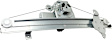 Front, Driver and Passenger Side Window Regulators, Power, with Motors, 6-Pin Plug