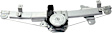 Front, Driver and Passenger Side Window Regulators, Power, with Motors, 6-Pin Plug