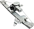 Front, Driver and Passenger Side Power Window Regulator, With Motor