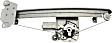 Front, Driver and Passenger Side Power Window Regulator, With Motor