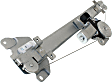 Front, Driver and Passenger Side Power Window Regulator, With Motor