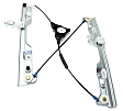 Front, Driver and Passenger Side Power Window Regulators, without Motors