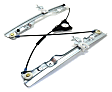 Front, Driver and Passenger Side Power Window Regulators, without Motors